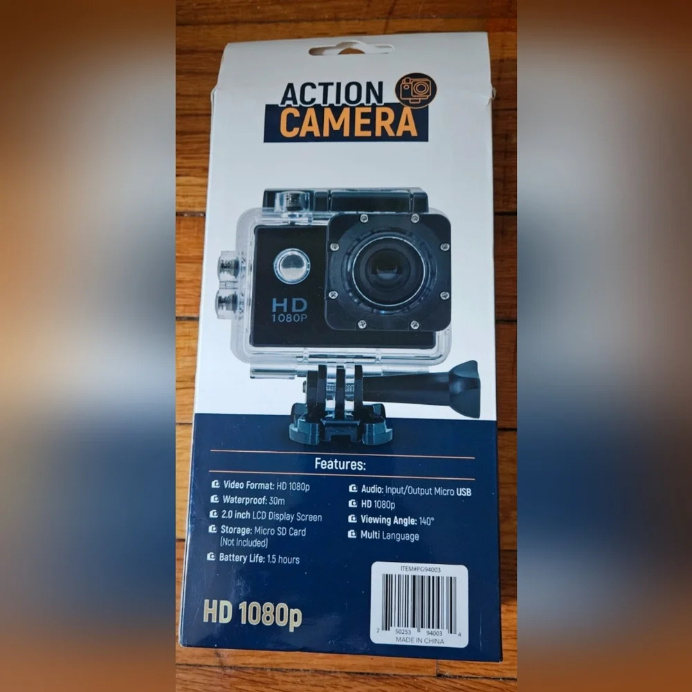 HD 1080p black Waterproof Action new Camera Video